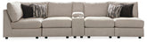 Prime Furniture - Ashley Furniture - Kellway Sectional - 7-Piece Sectional / Bisque - 98707S5
